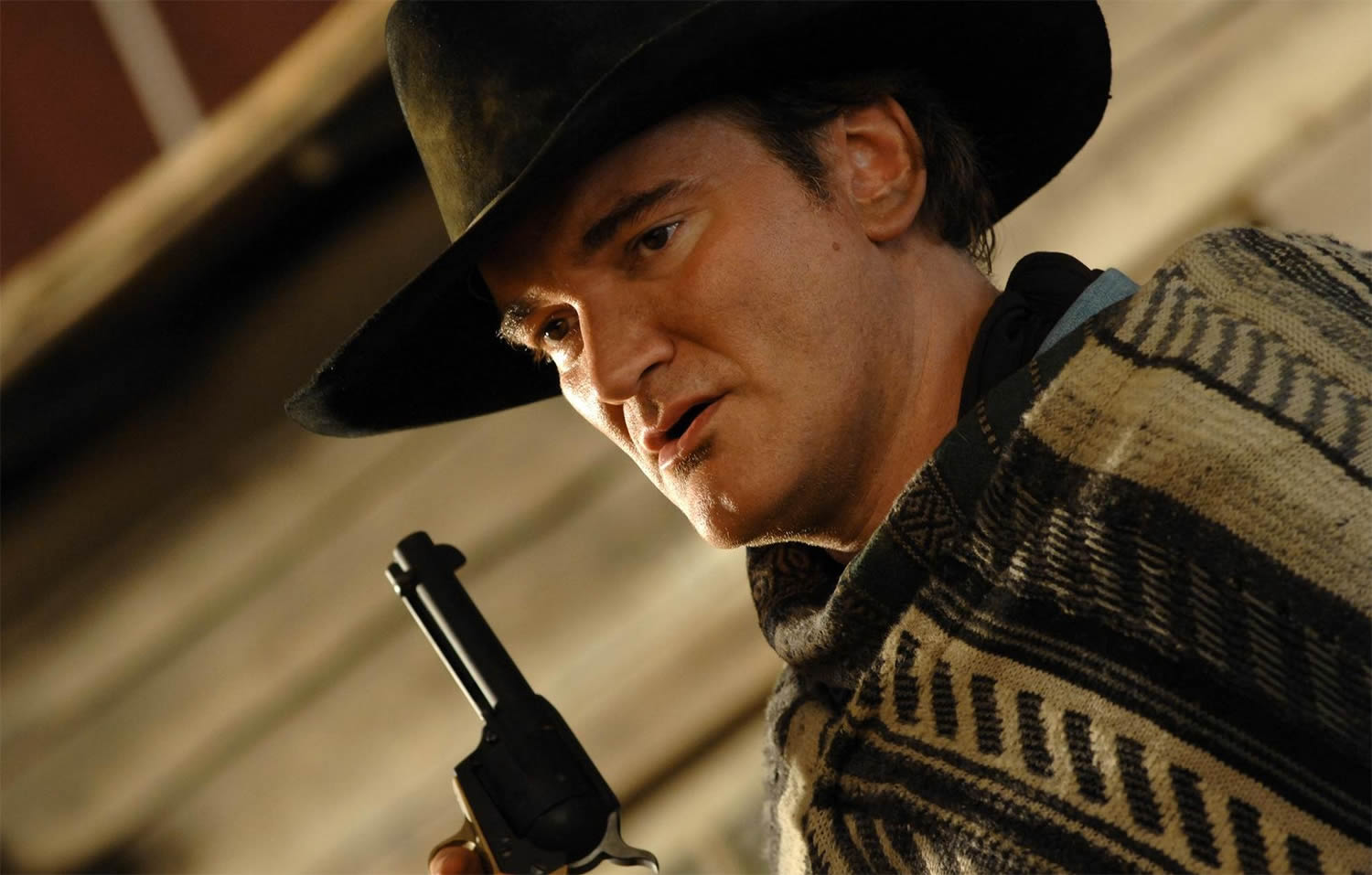 quentin tarantino as a cowboy