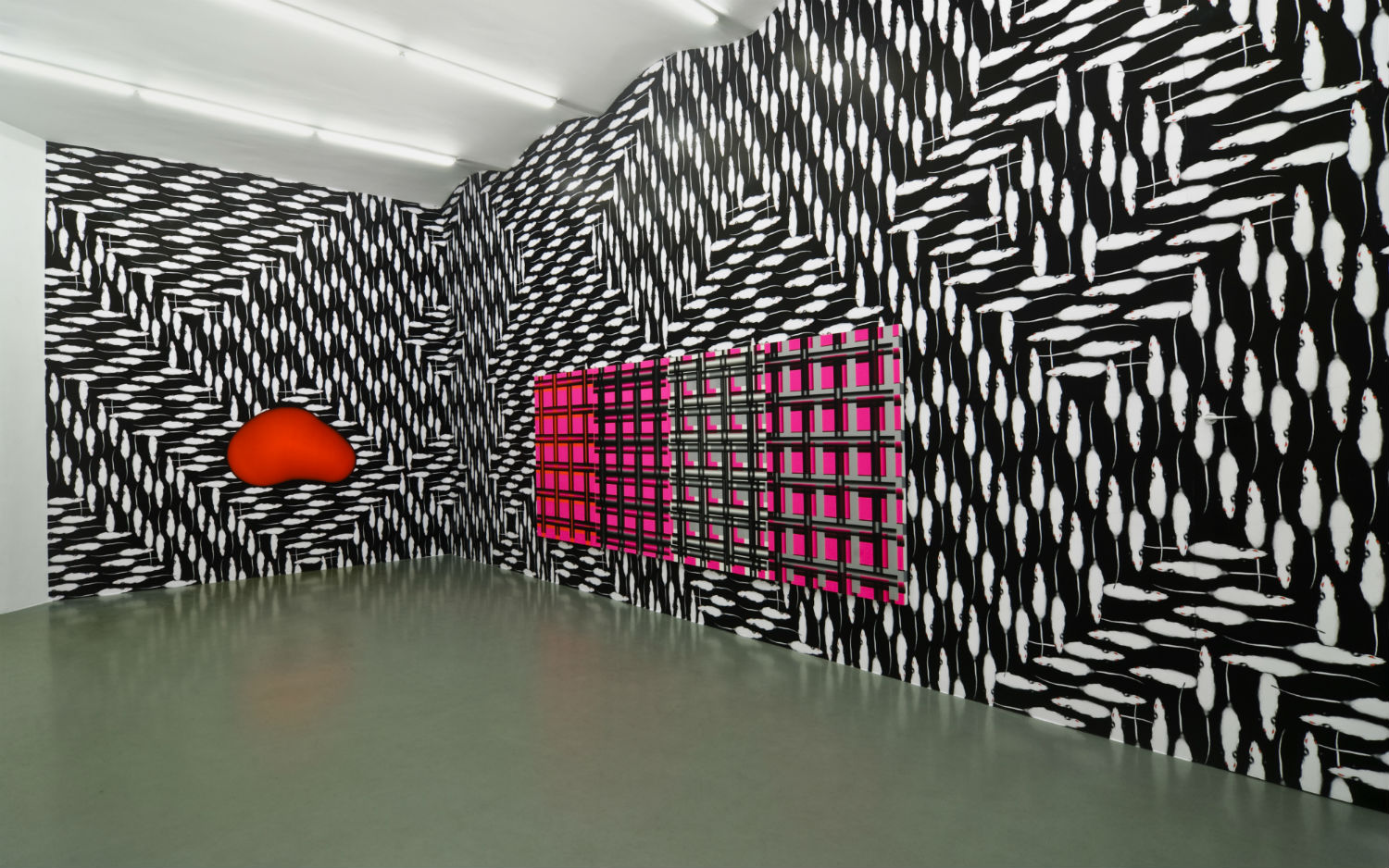 peter kogler spacial illusions walls interior