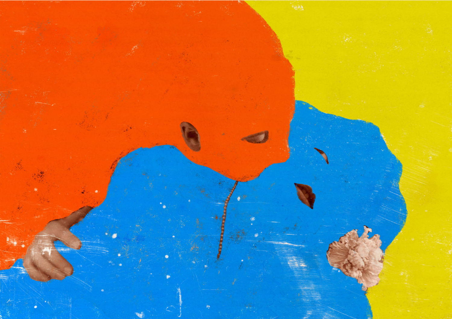 raphaëlle martin illustrations abstract colour complex love