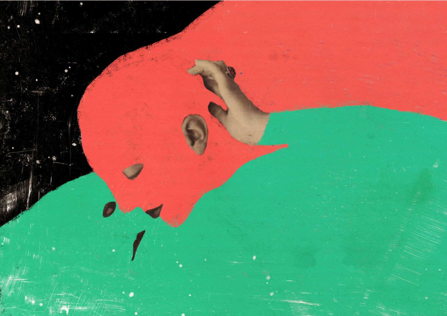raphaëlle martin illustrations abstract colour complex love