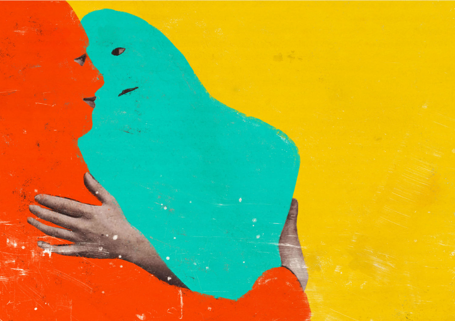 raphaëlle martin illustrations abstract colour complex love
