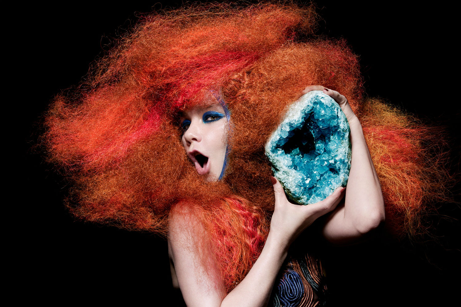 bjork fashion music colour iceland biophilia gemstone