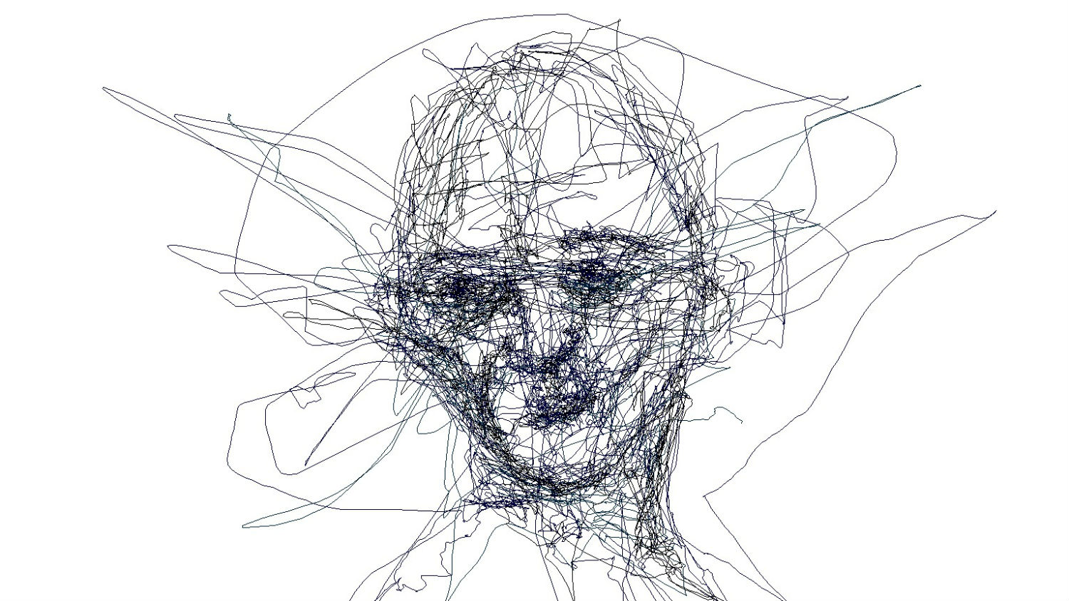 graham fink artist drawings technology eyes portrait