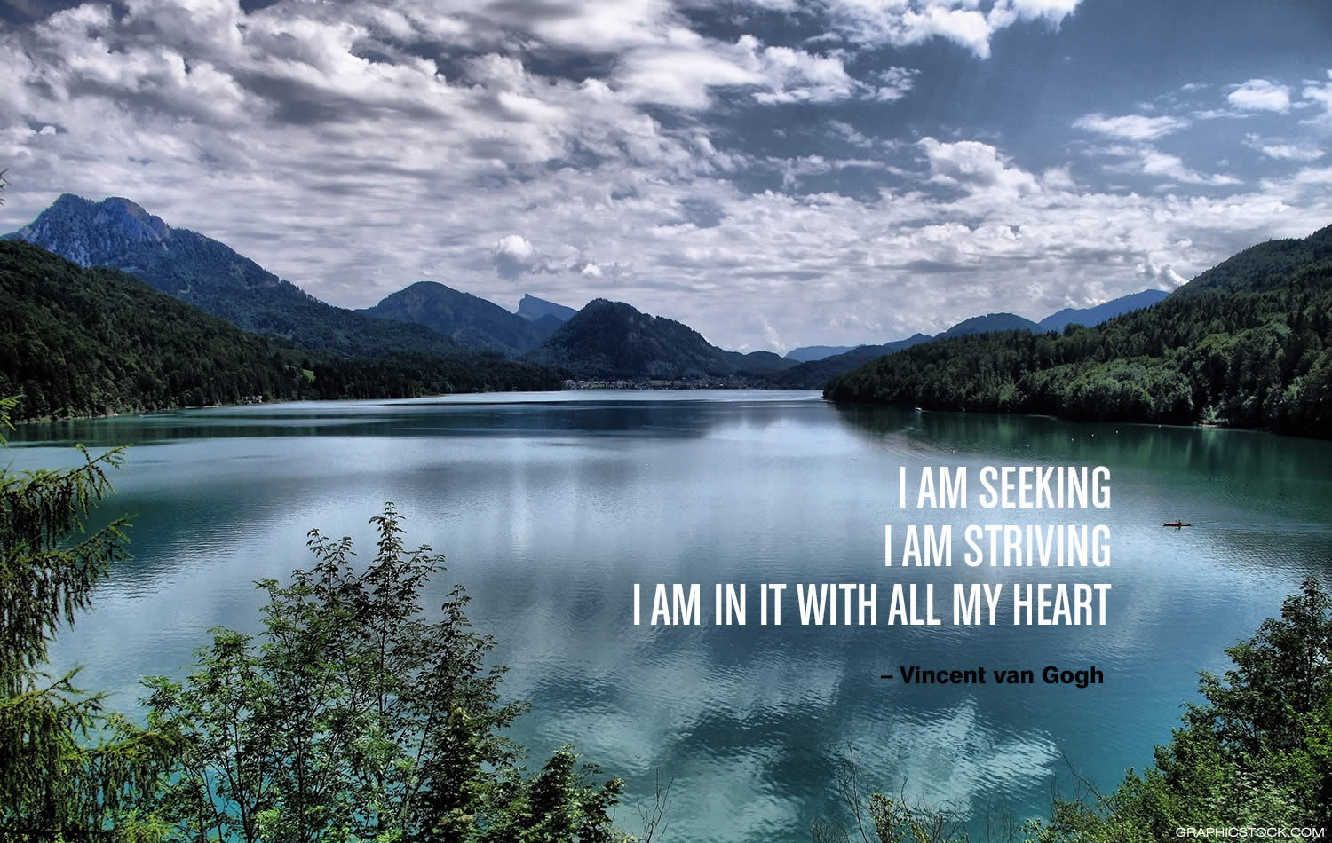 "I am seeking. I am striving. I am in it with all my heart.” –Vincent van Gogh