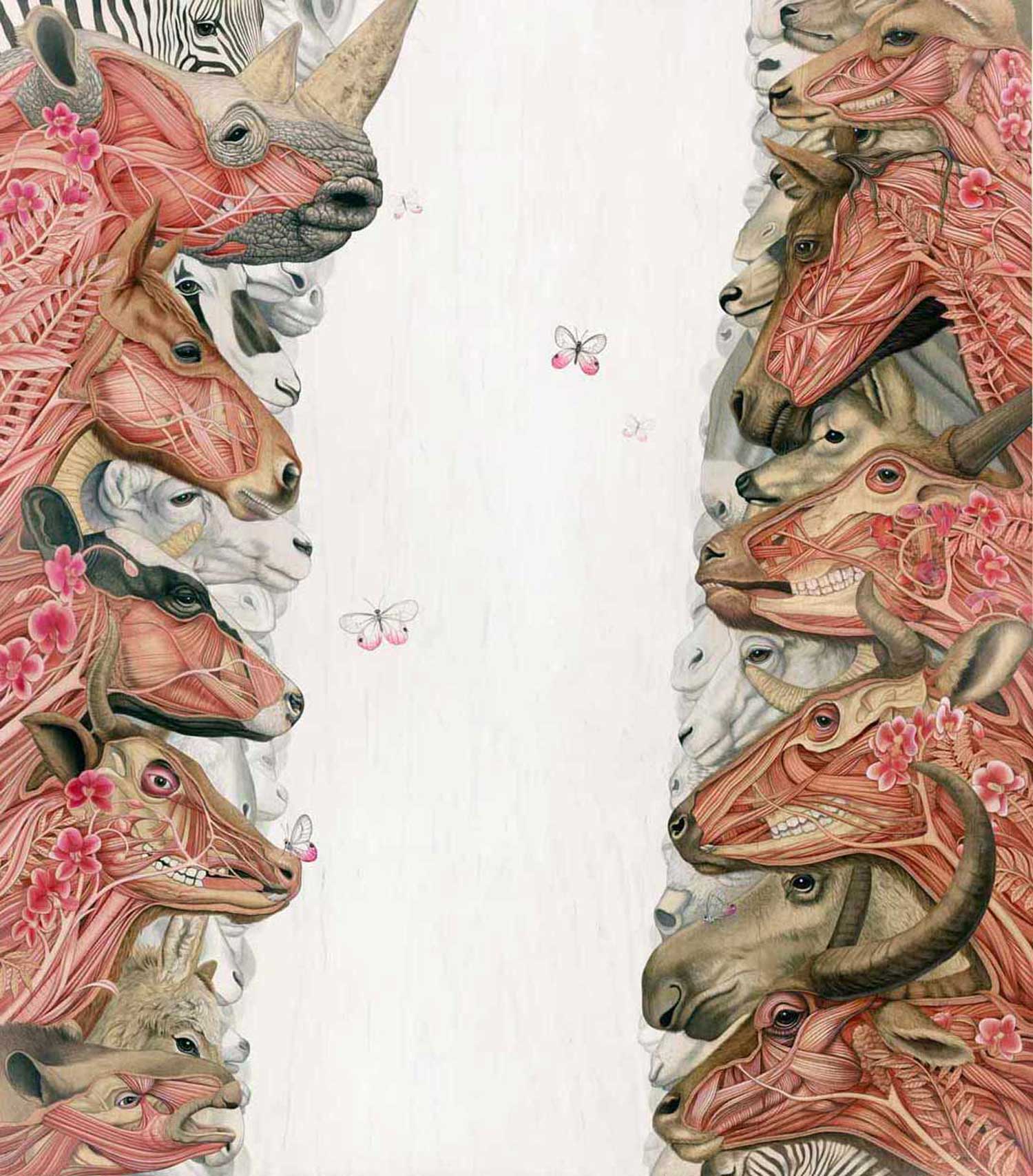 tiffany bozic surreal animals rhino anatomy