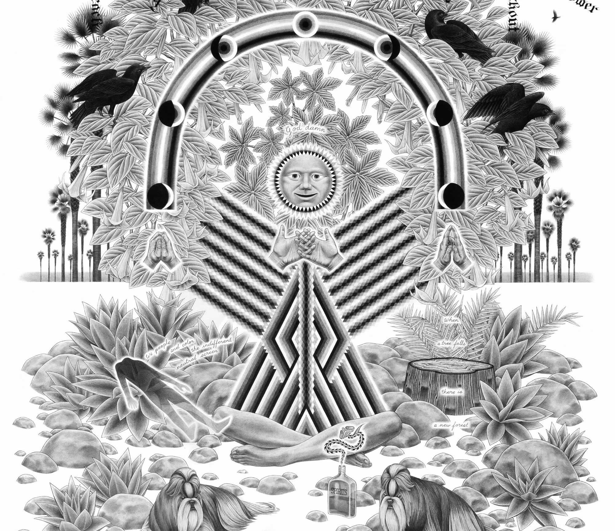 eric beltz drawing black white american
