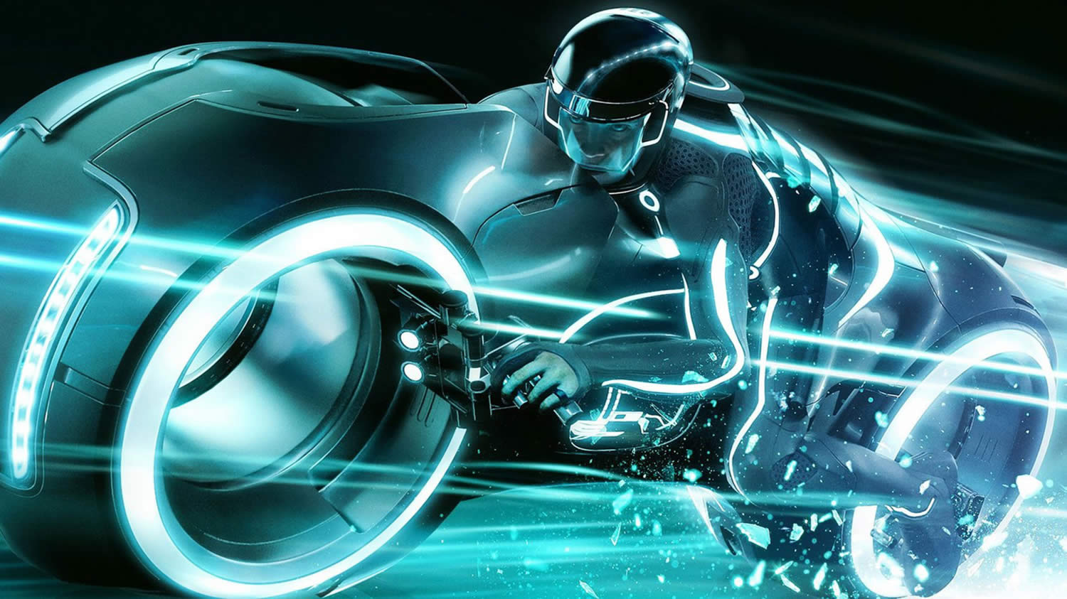 tron lightcyle, neon, TRON: Legacy