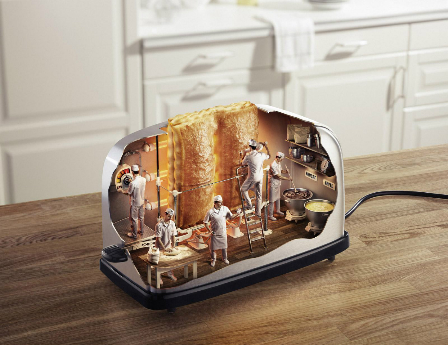 surreal photo manipulations digital toaster staudigner + franke