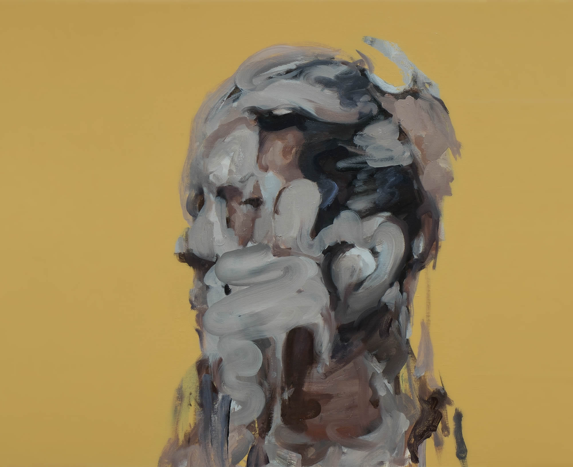 sangduck kim painting colour body abstract portrait horror portrait