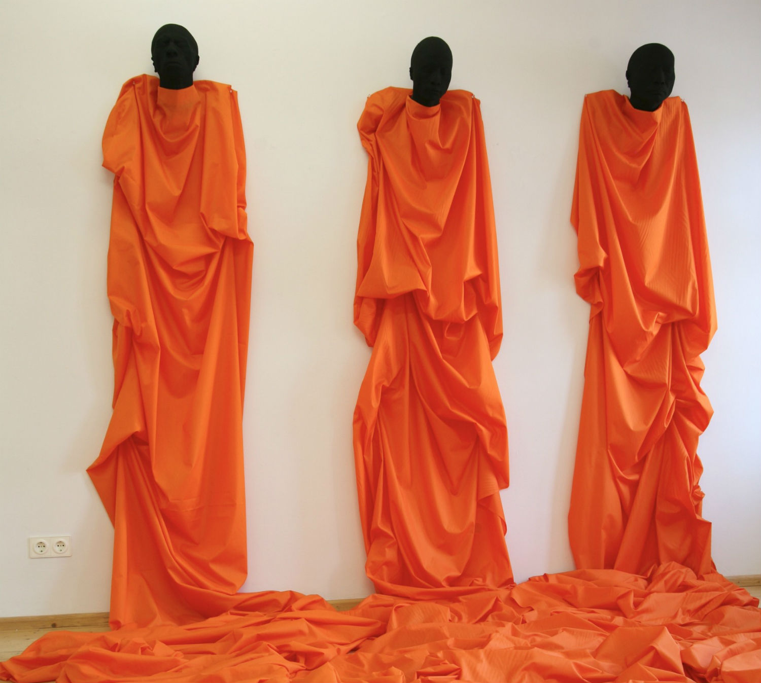 wolfgang stillman artist sculpture abstract orange robe