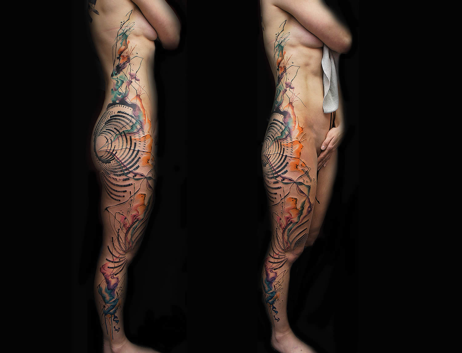 beautiful body tattoo by jay freestyle
