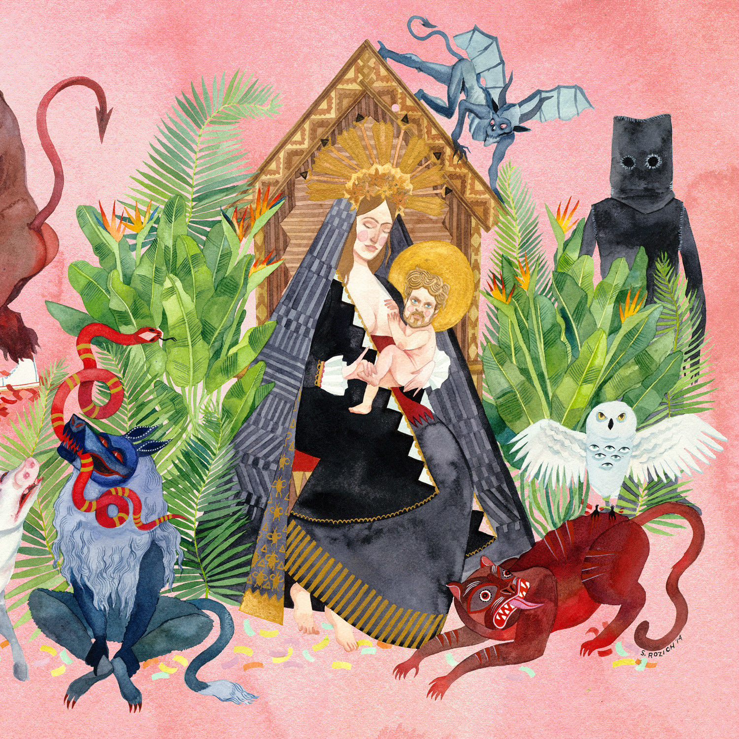 father john misty i love you honeybear cover art