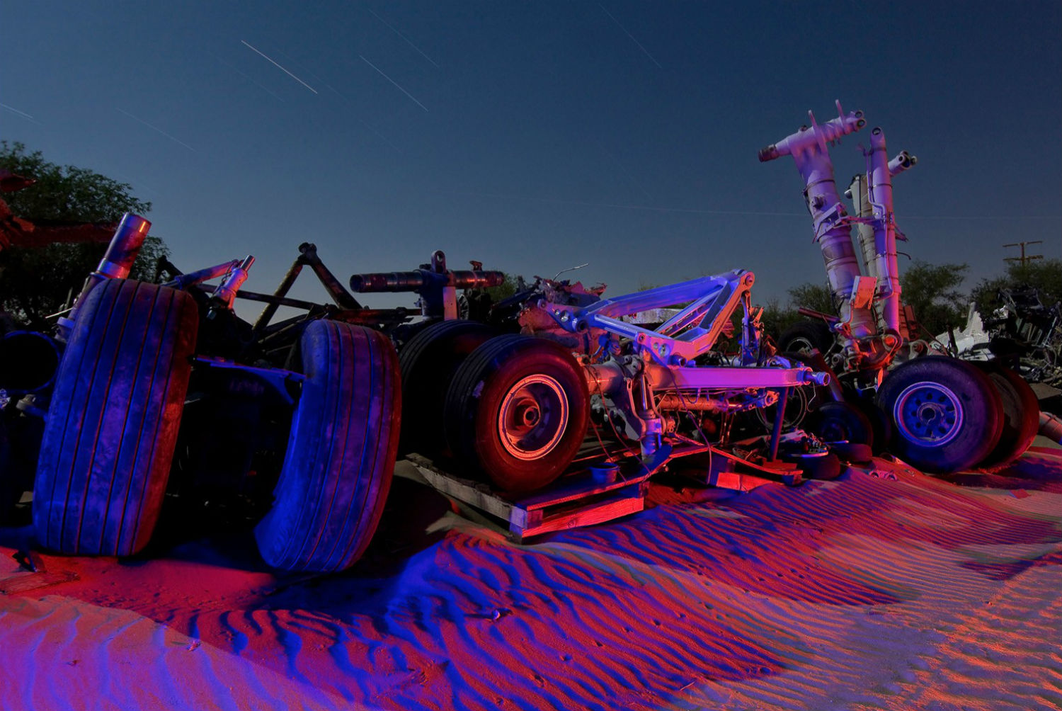 troy paiva night photography neon car