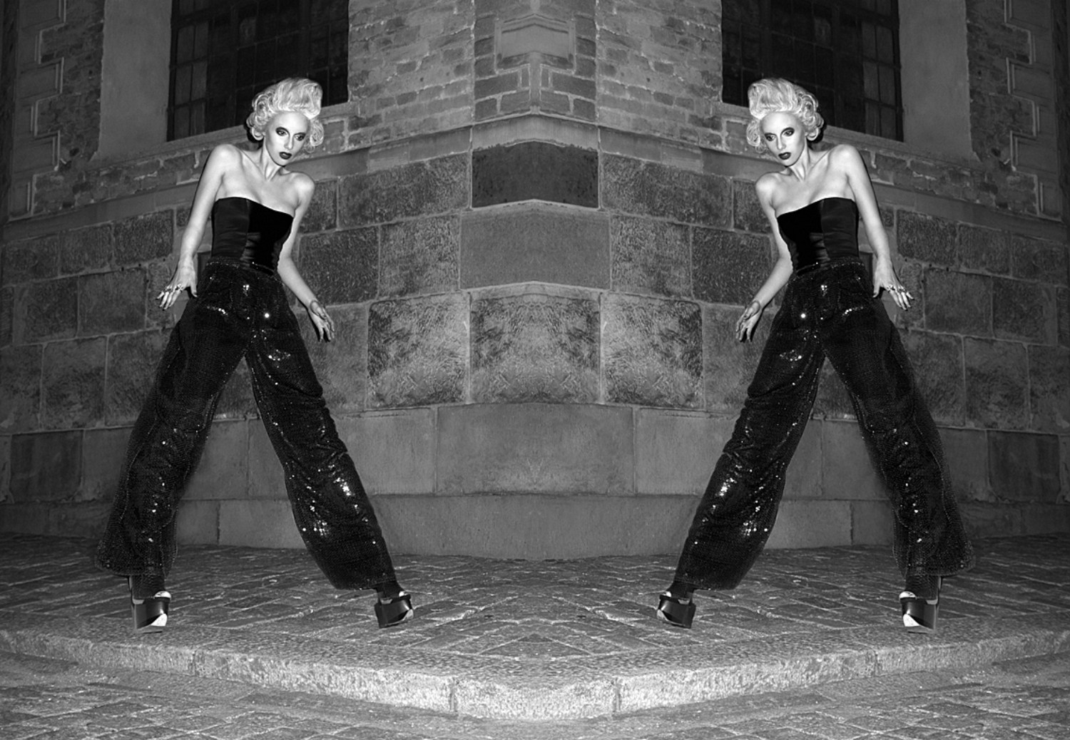 jenni porkaa night photography fashion black 