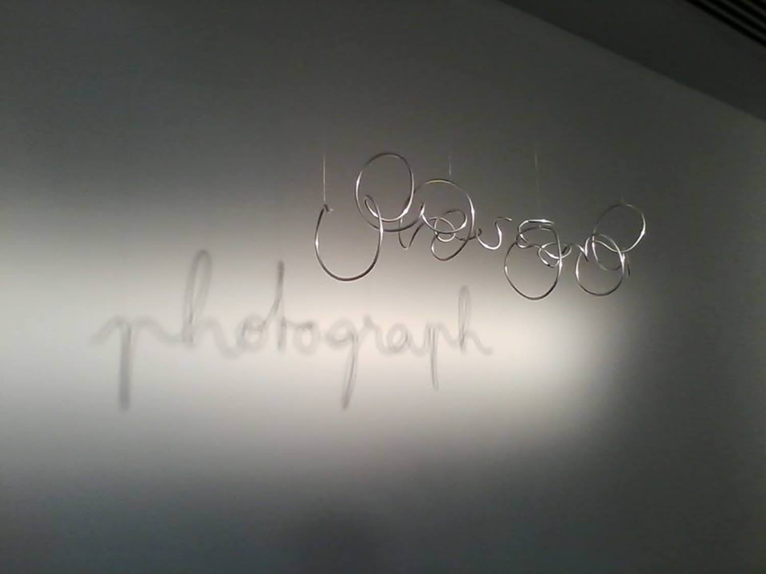 the word photograph on wall, fred eerdekens