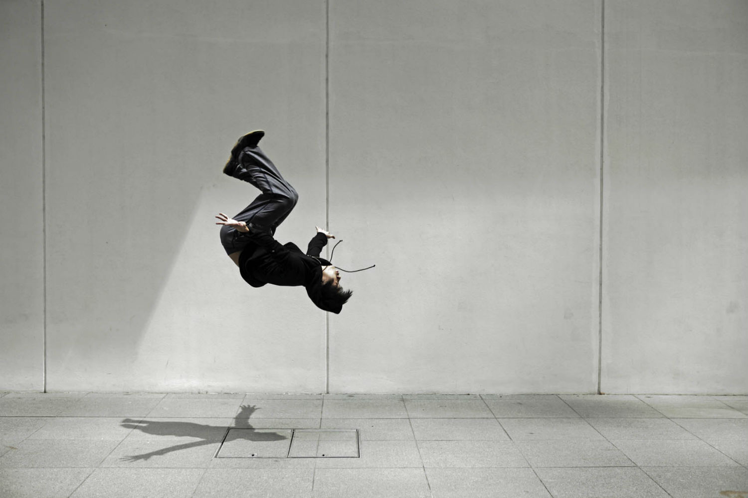 minimalist photography peter lay street dancing mid air