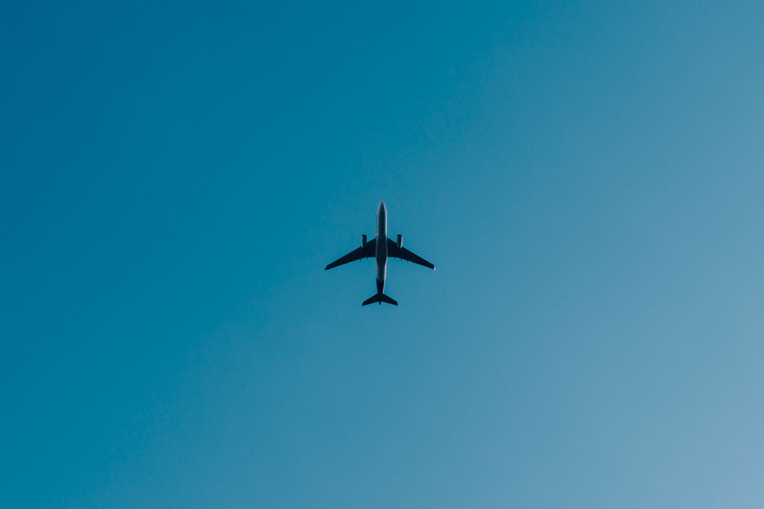 minimalist photography arman bahreini airplane sky blue