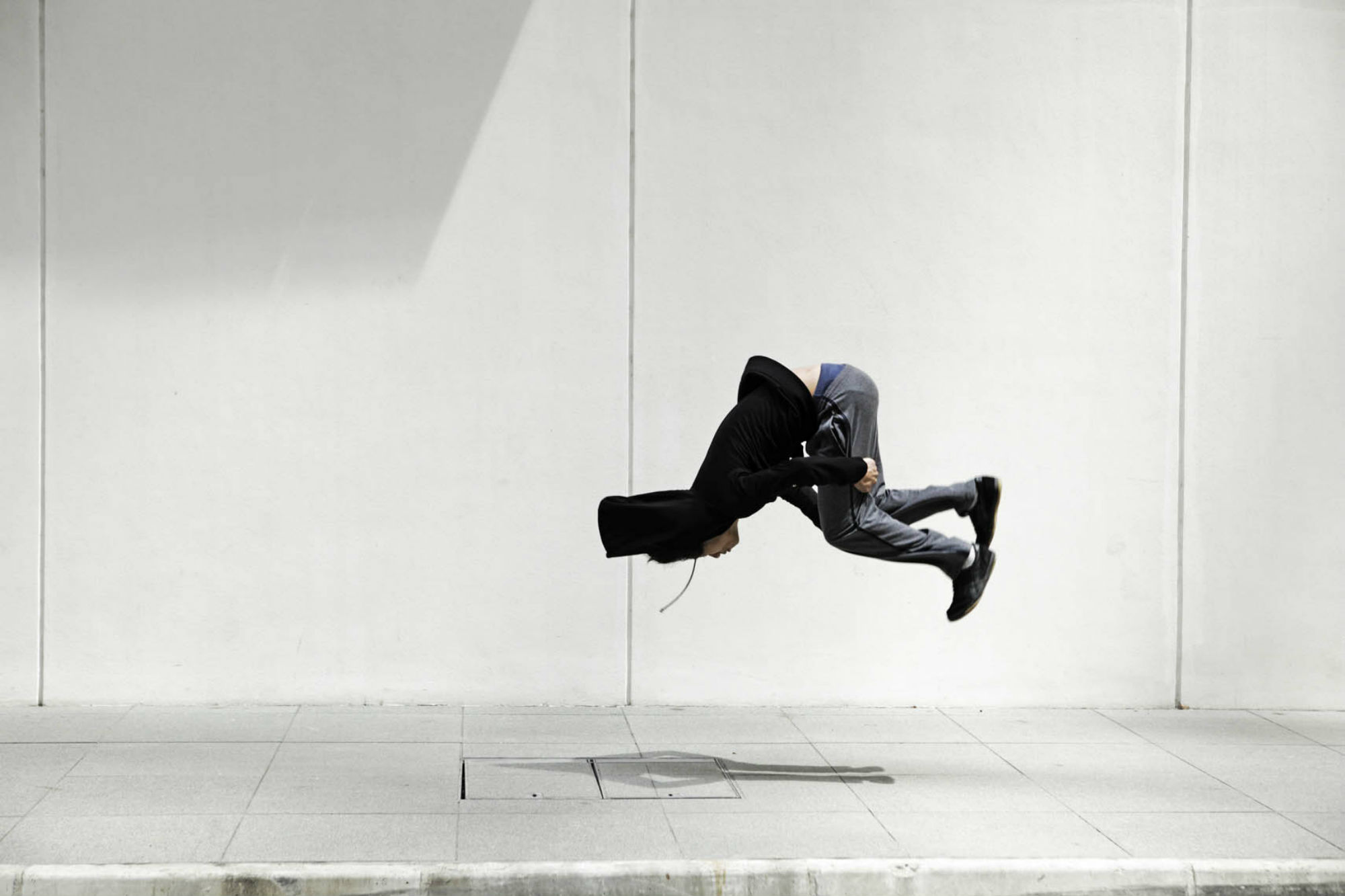 peter lau flip jump minimalist photography