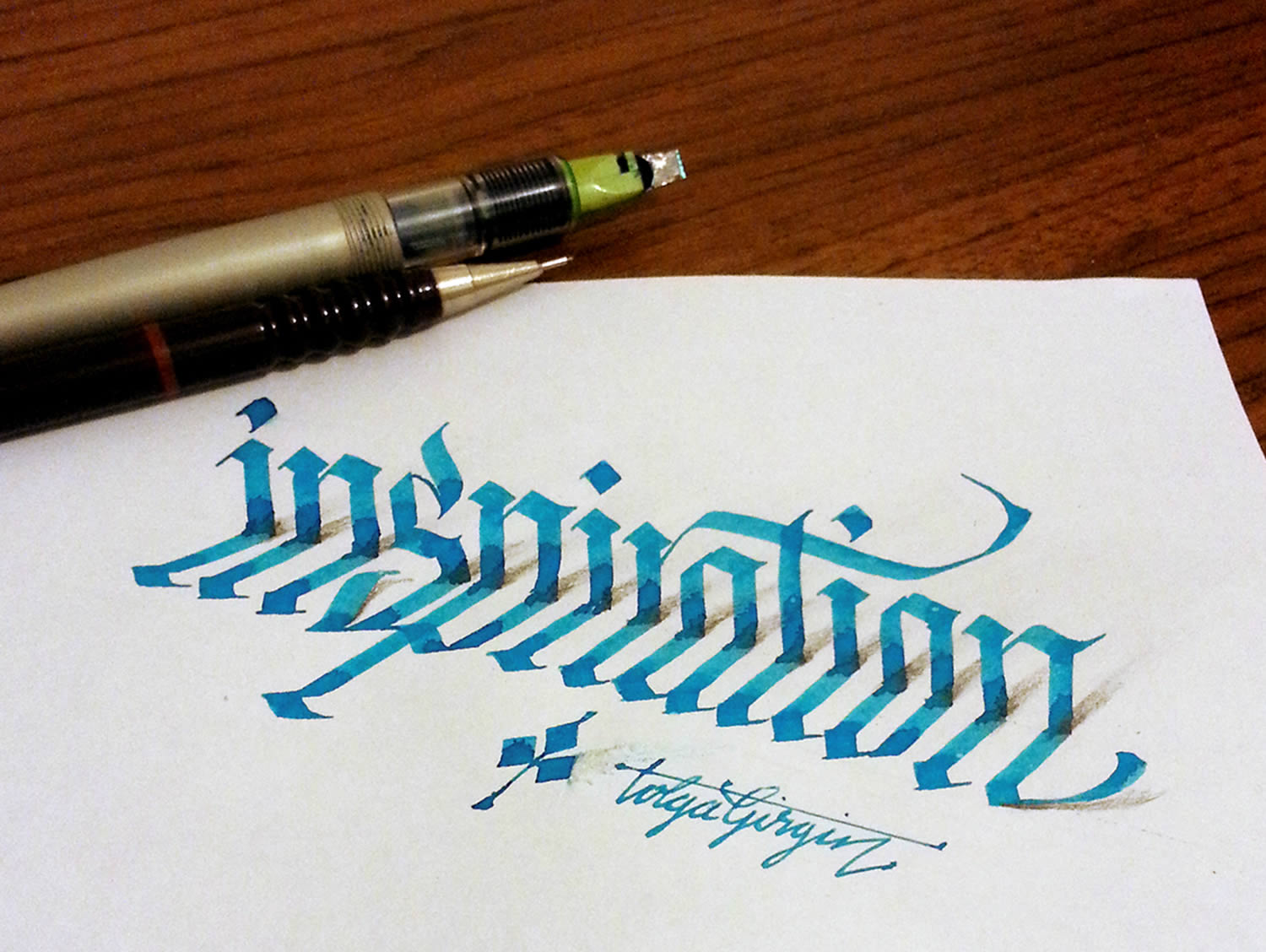inspirationg lettering
