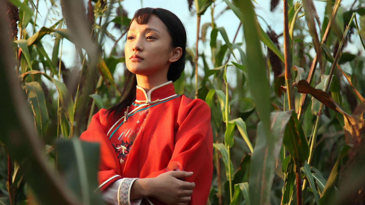 red sorghum still red dress