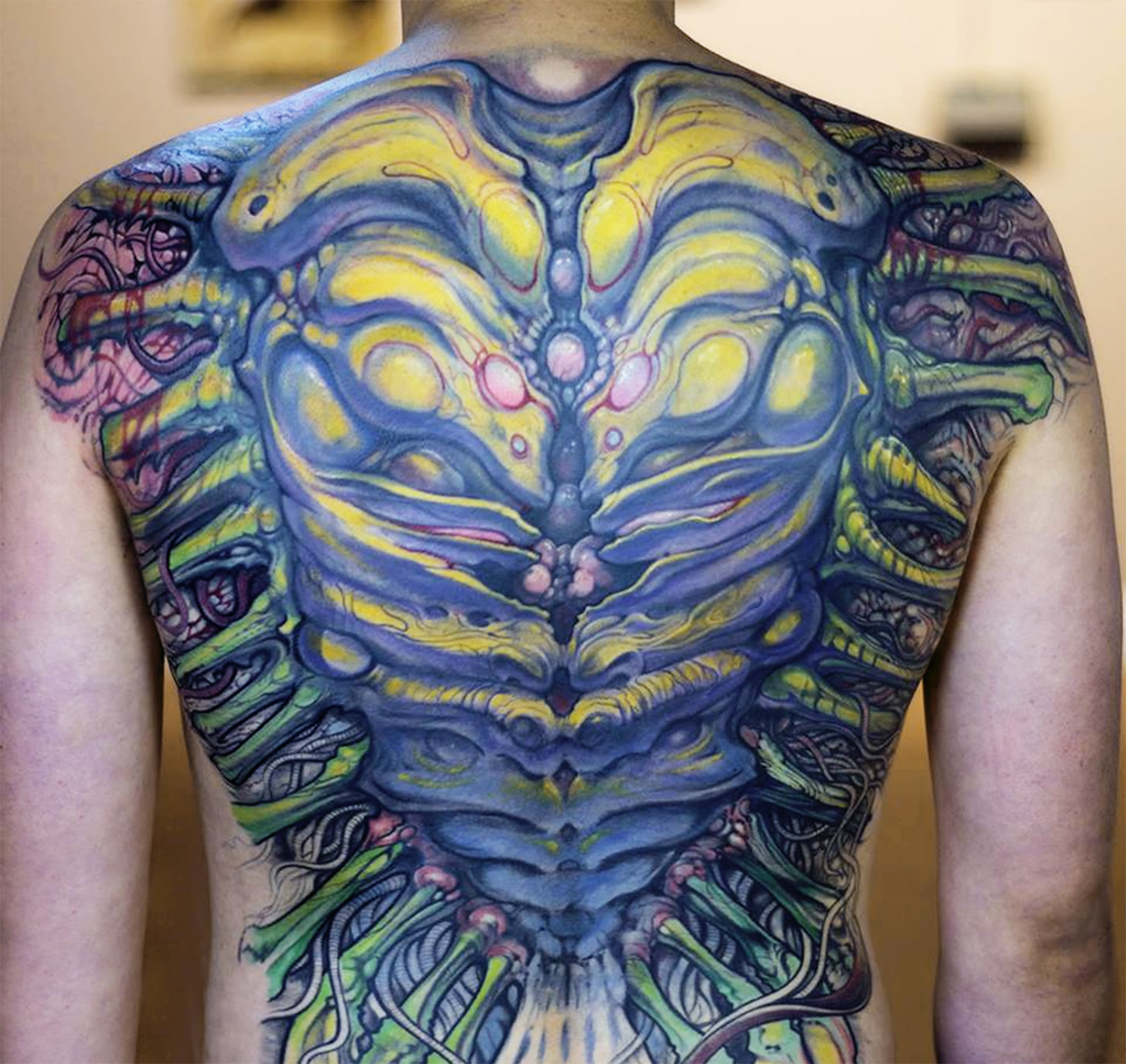 Horror biomechanik tattoo 20 Best