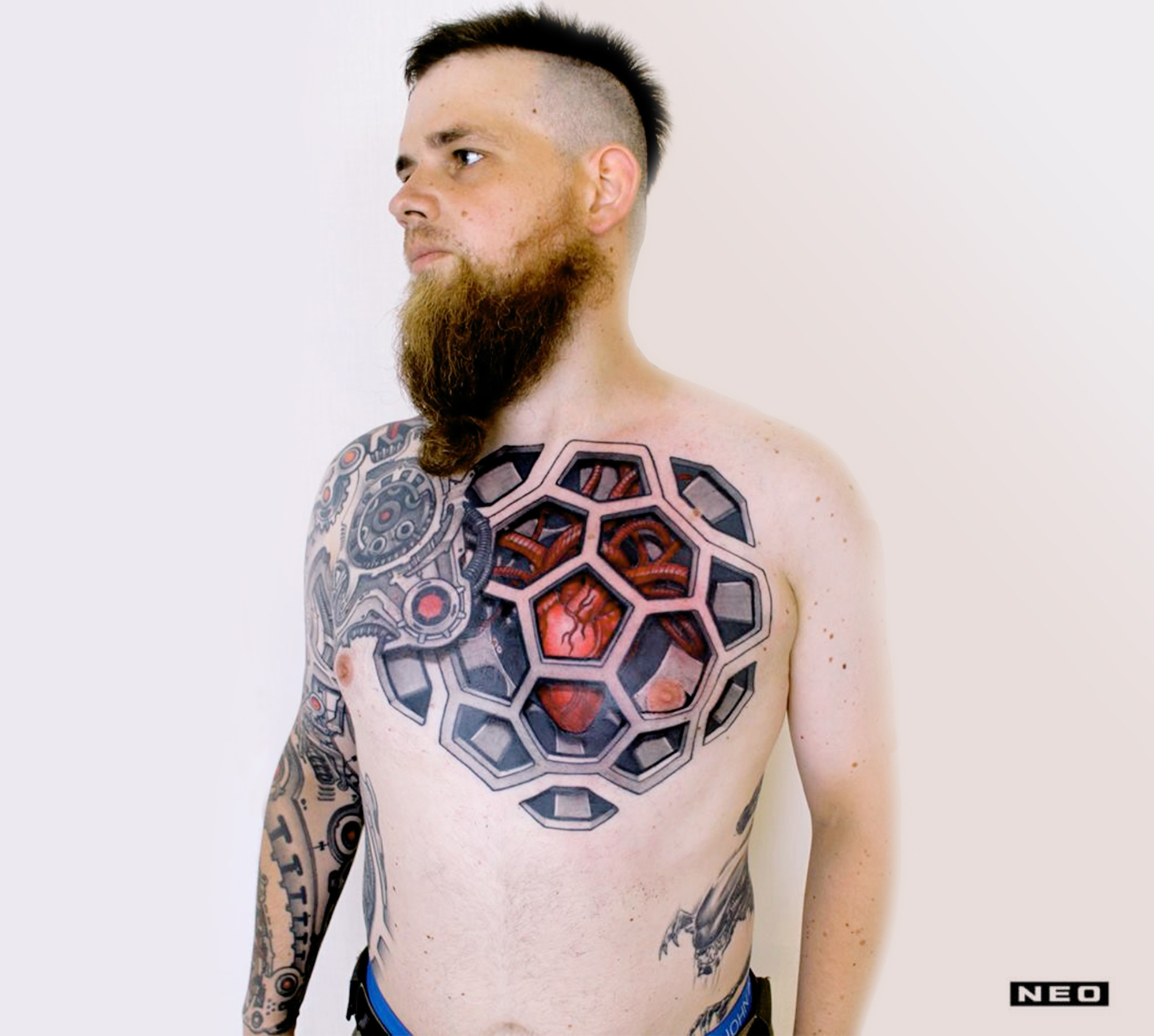 40 Most Creative And Beautiful Biomechanical Tattoo Meanings  Designs   Saved Tattoo