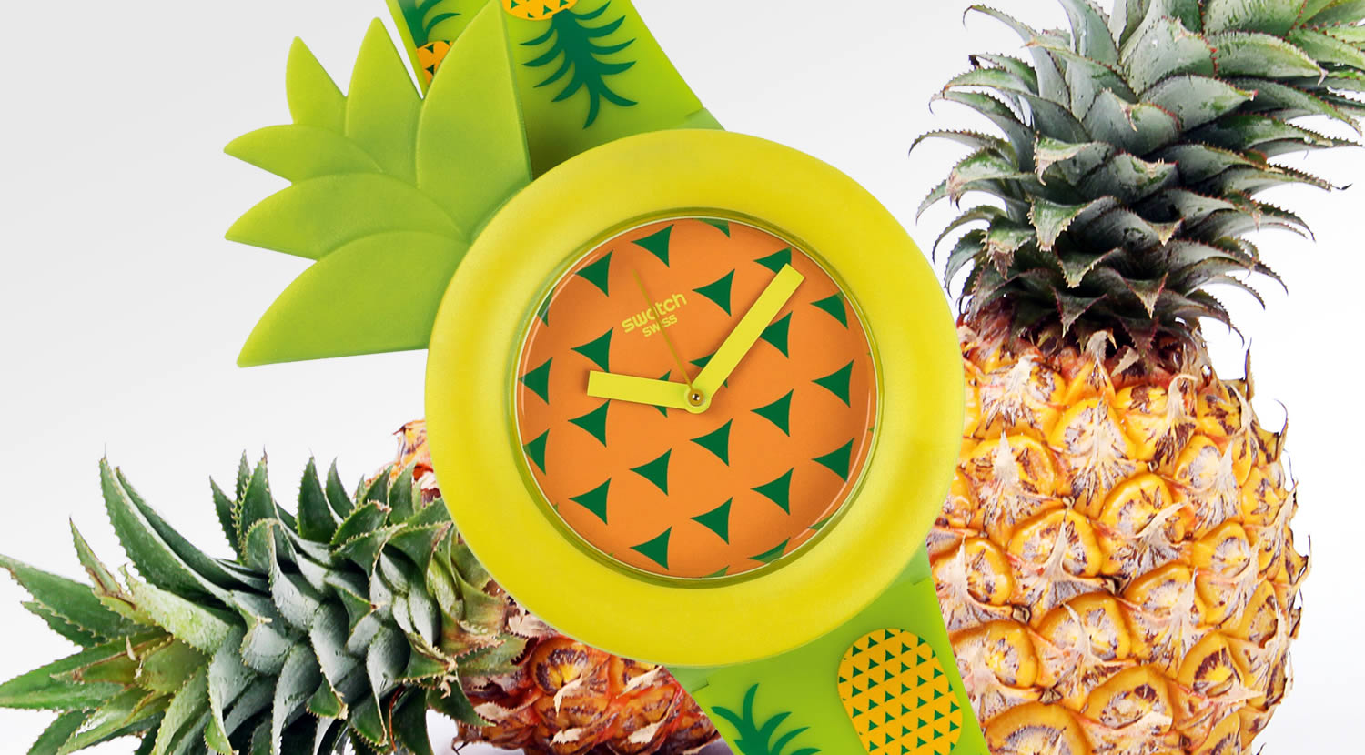 pineapple watch by swatch