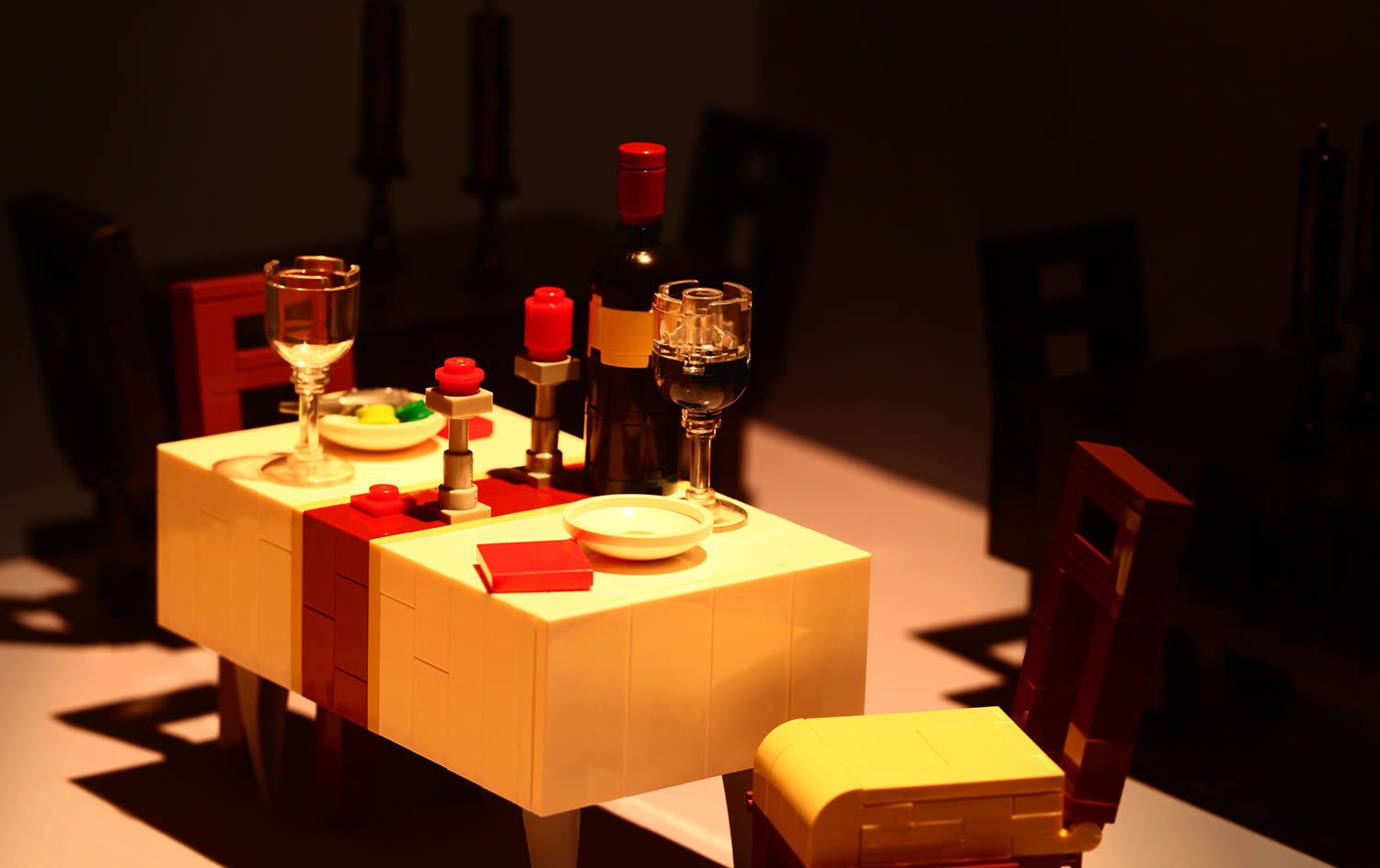 dinner party, lego