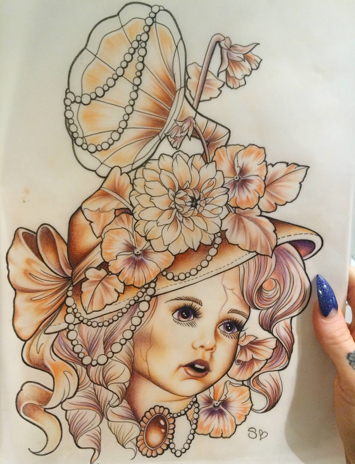 Broken Porcelain Doll Tattoos