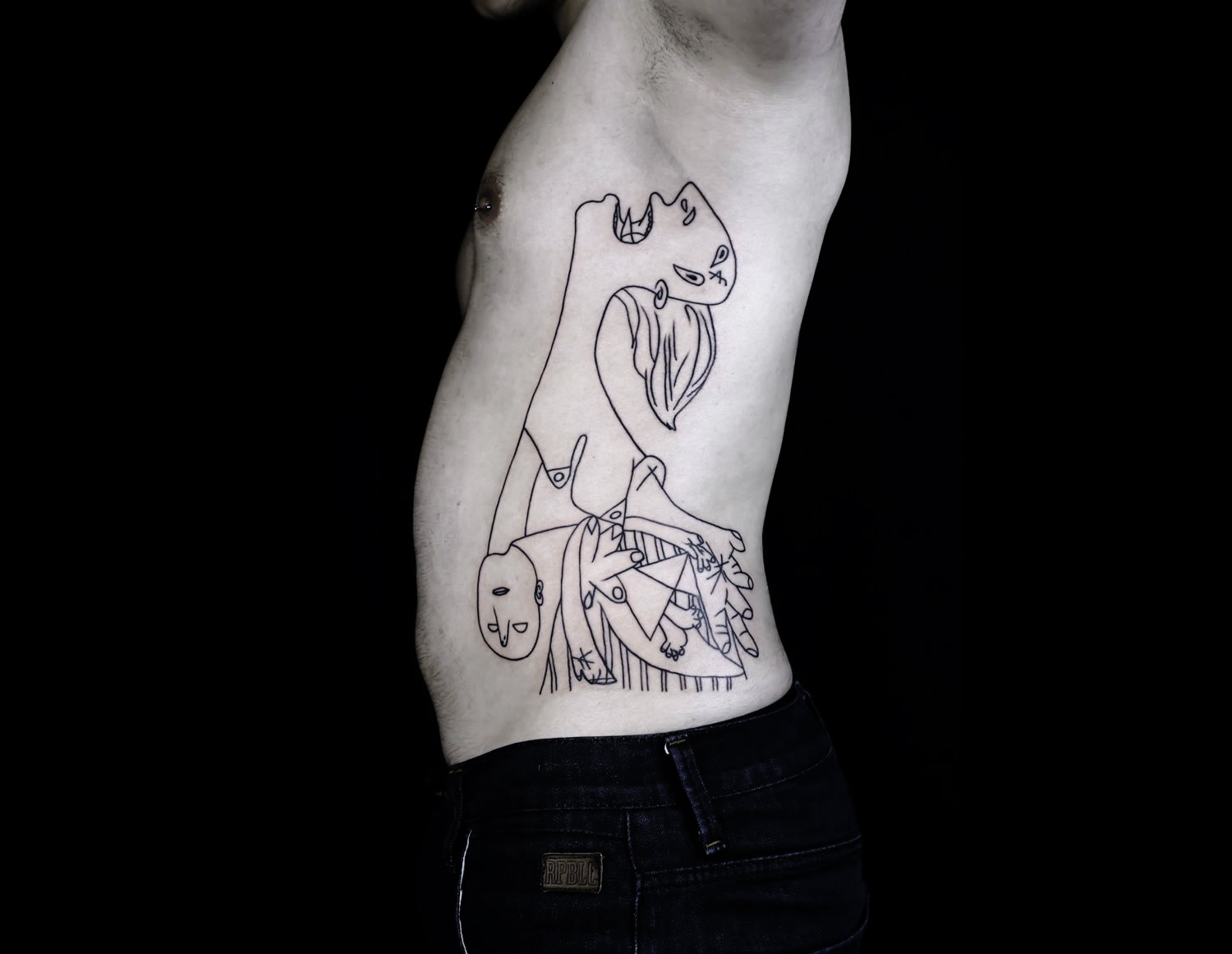 guernica tattoo by okan uckun