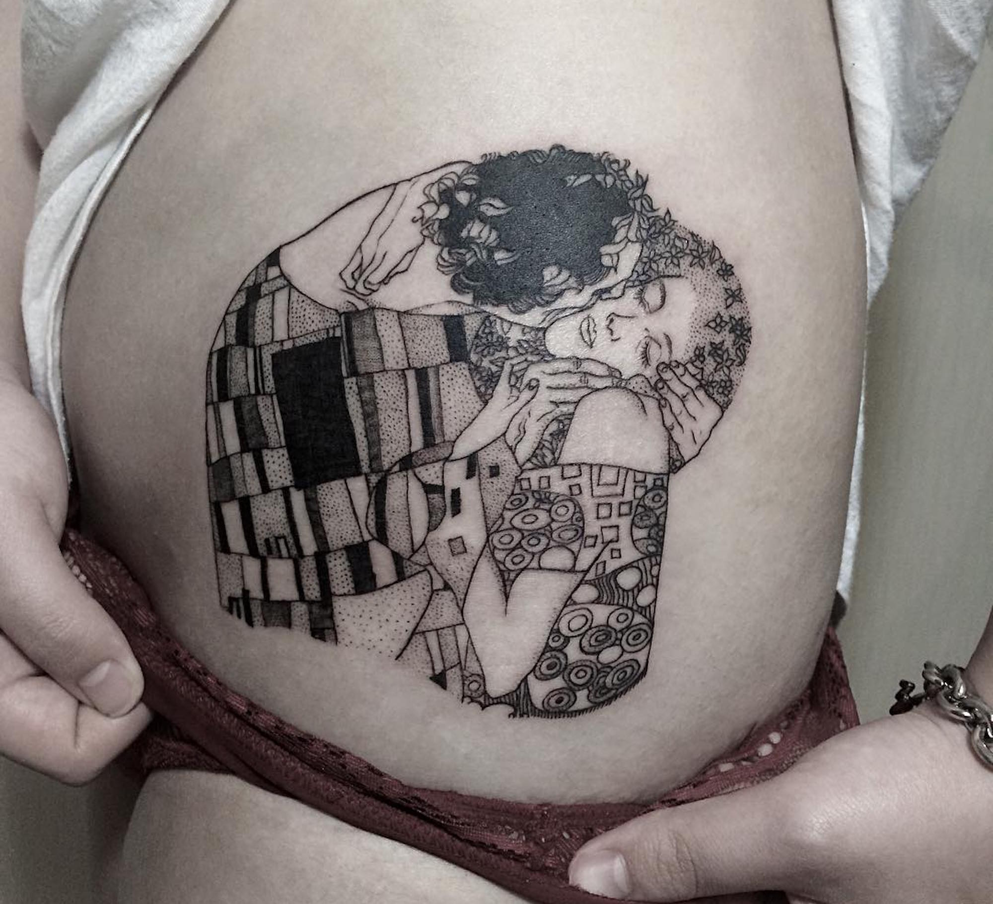 Masterfully Drafted Tattoos By OOZY Add Twist To Famous Art Scene360