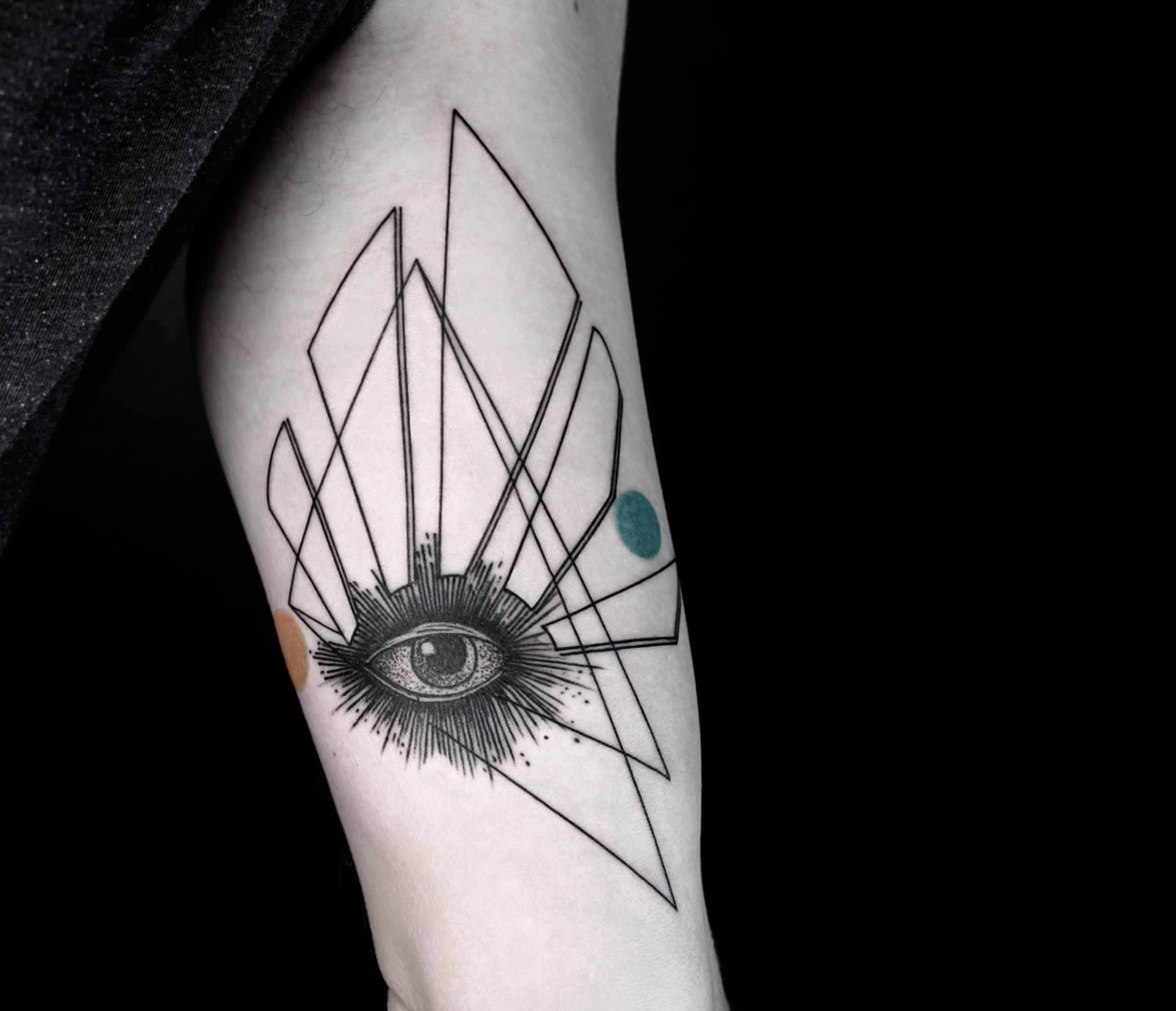 eye tattoo by Okan Uckun