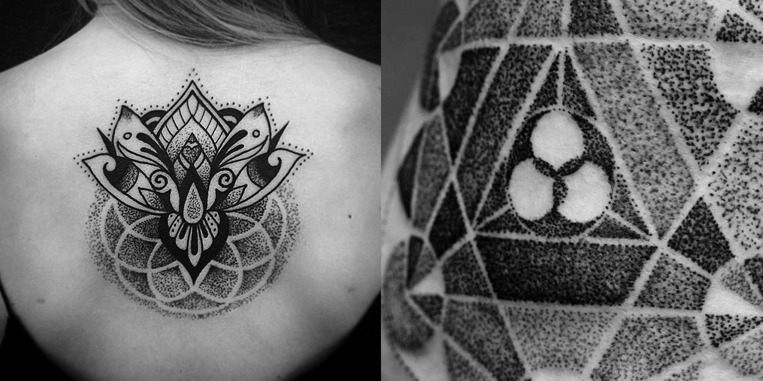 15 Perfect Dotwork Tattoo Designs for Women and Men