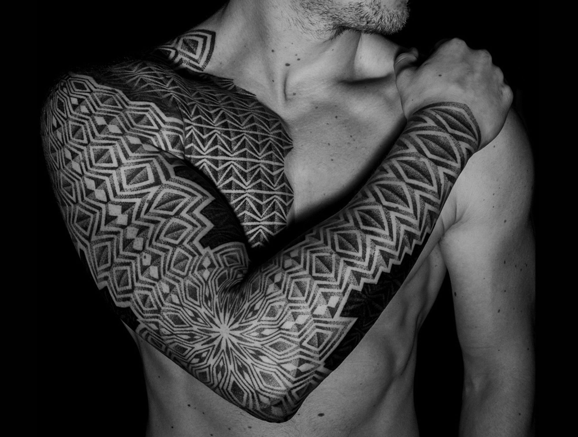 sleeve tattoo by Lewisink