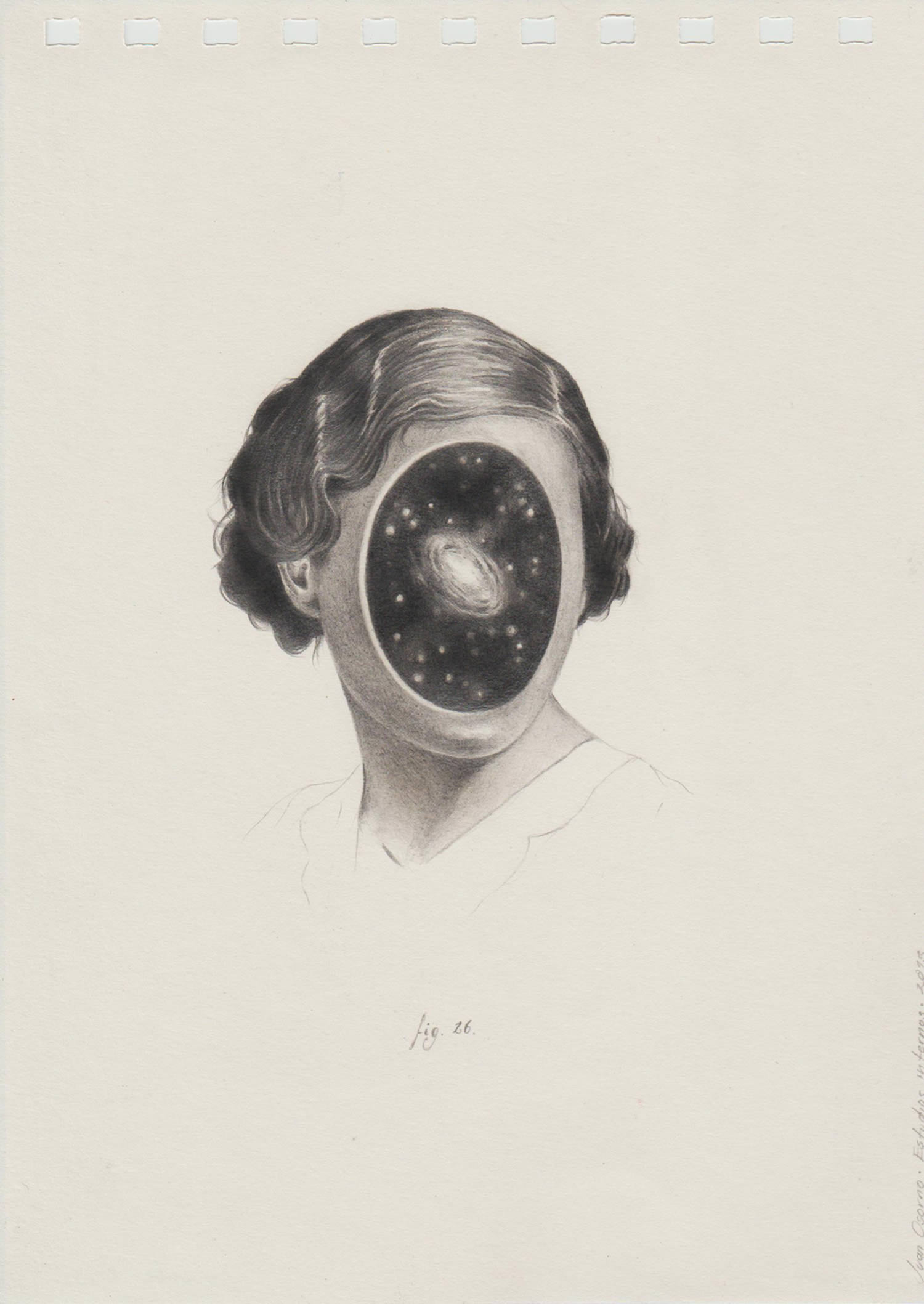 galaxy face woman, portraiture