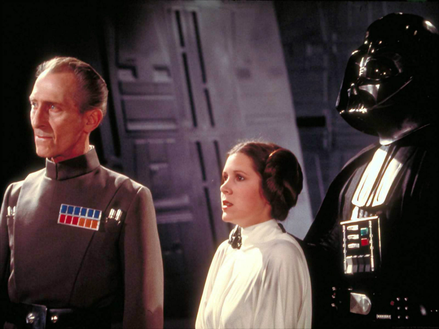 Star Wars, Tarkin, Leia, Vader