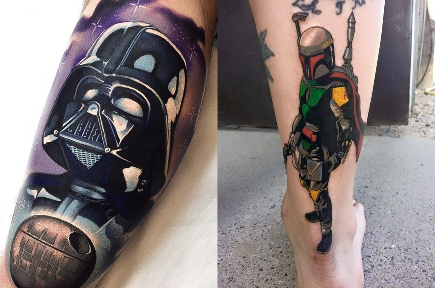 darth vader tattoo. boba fett by Cody Meyer