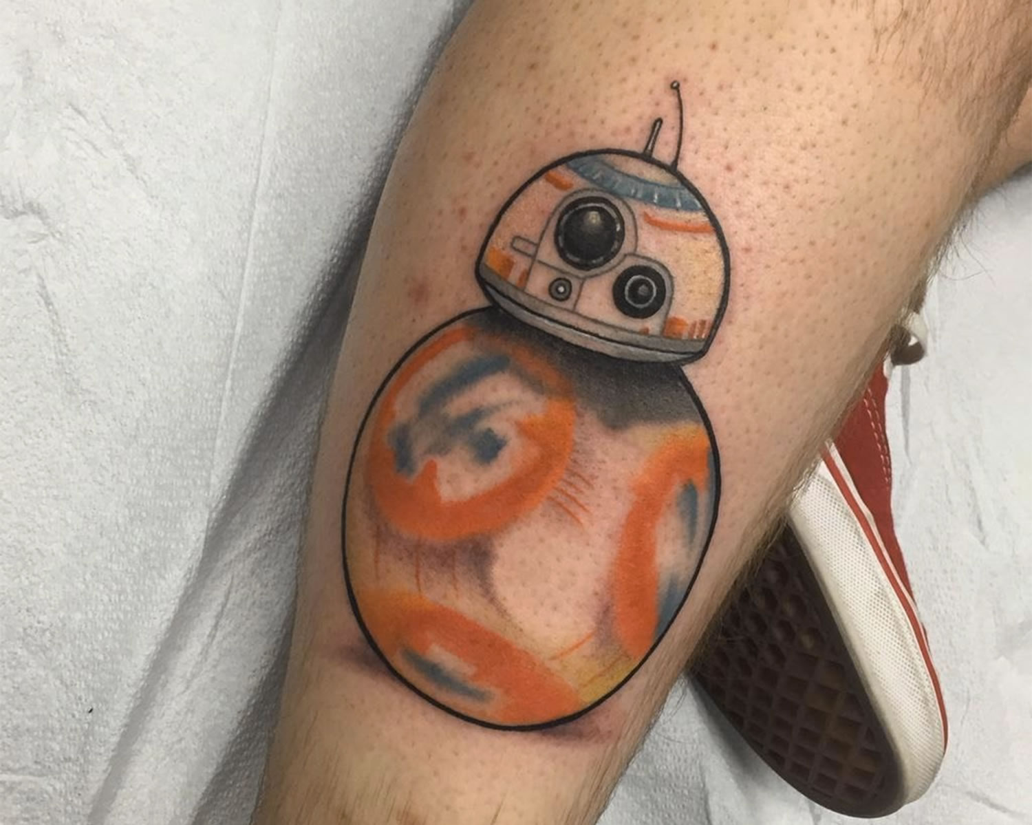 droid, force awakens, tattoo by Tyler Nealeigh