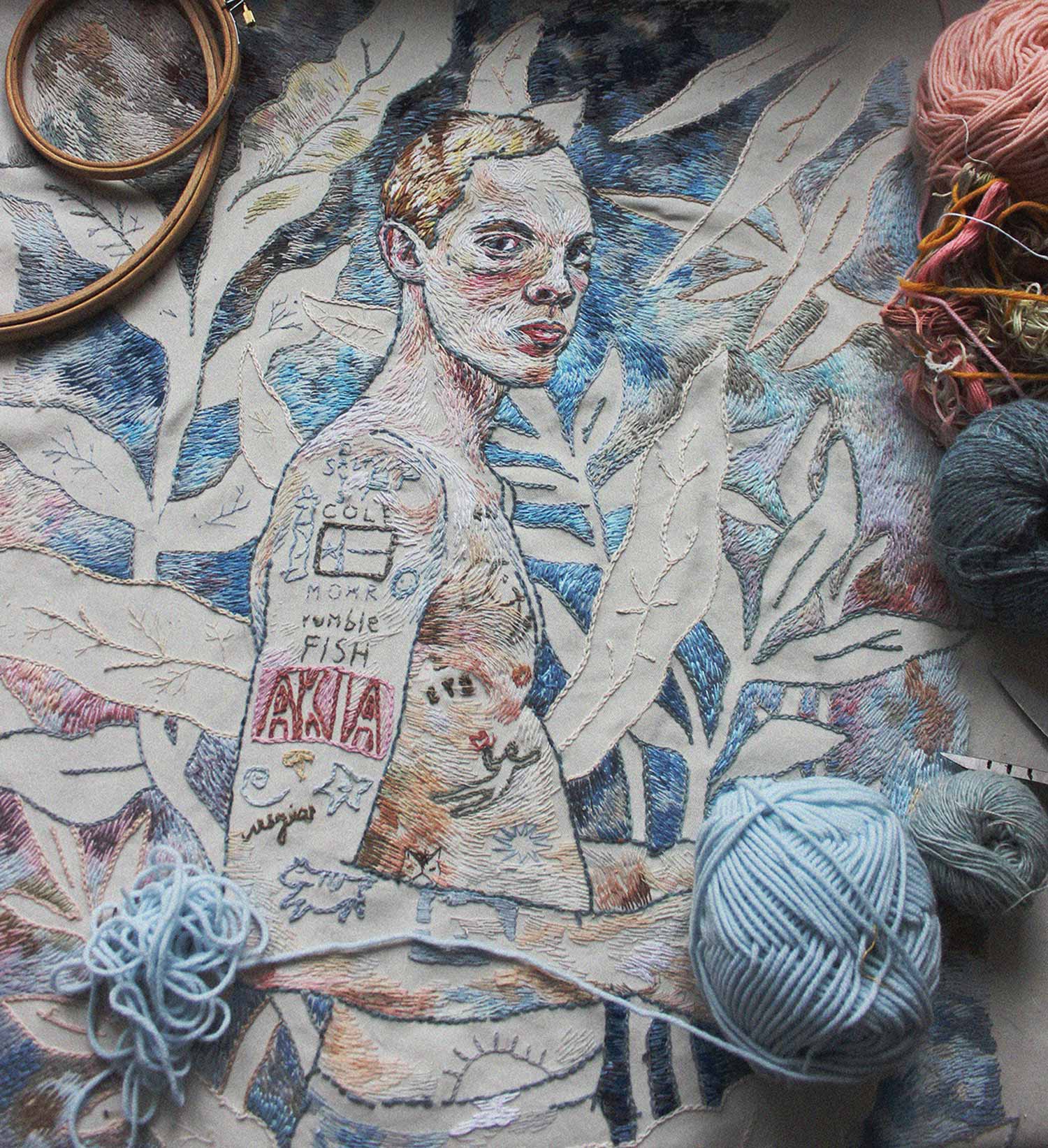 Embroidery by Lisa Smirnova