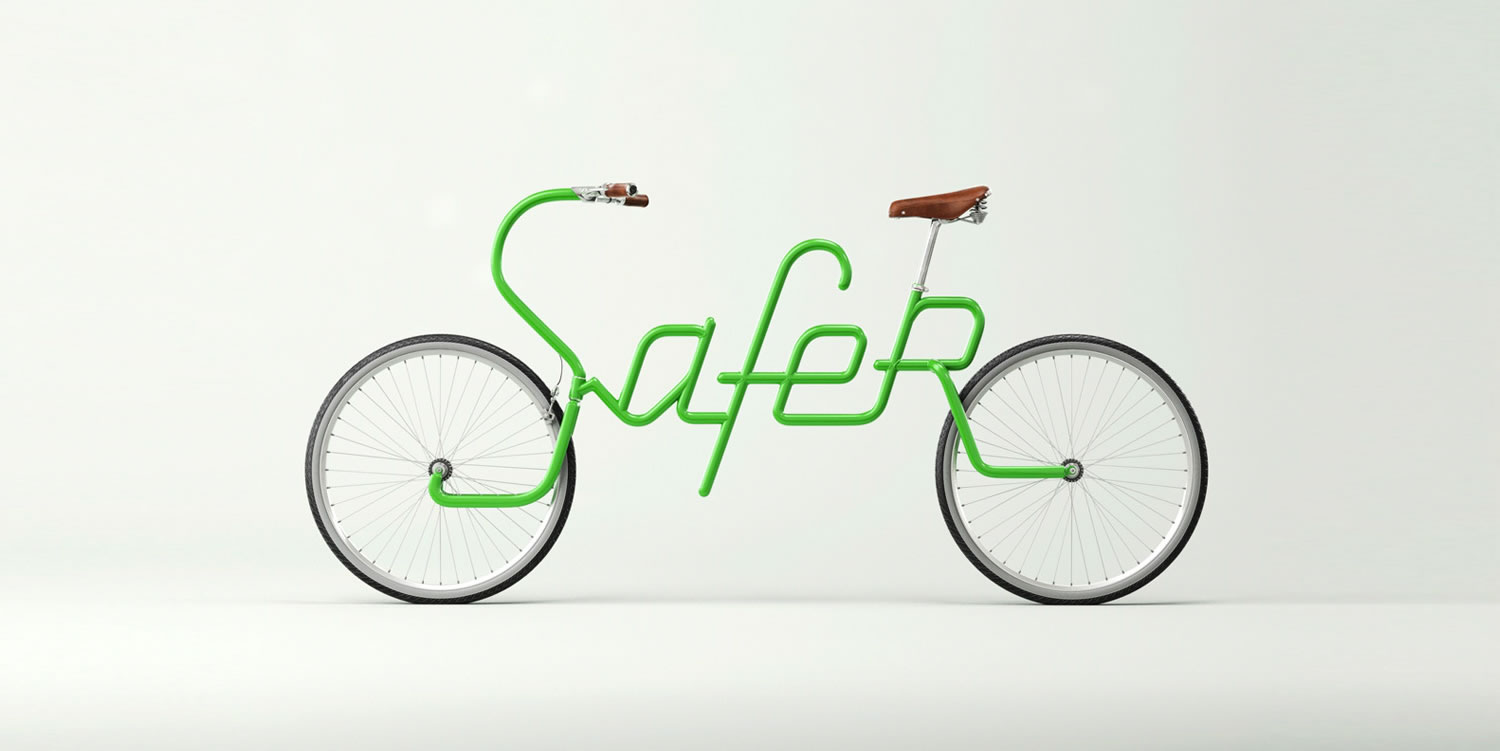 bike lettering by Alex Trochut 