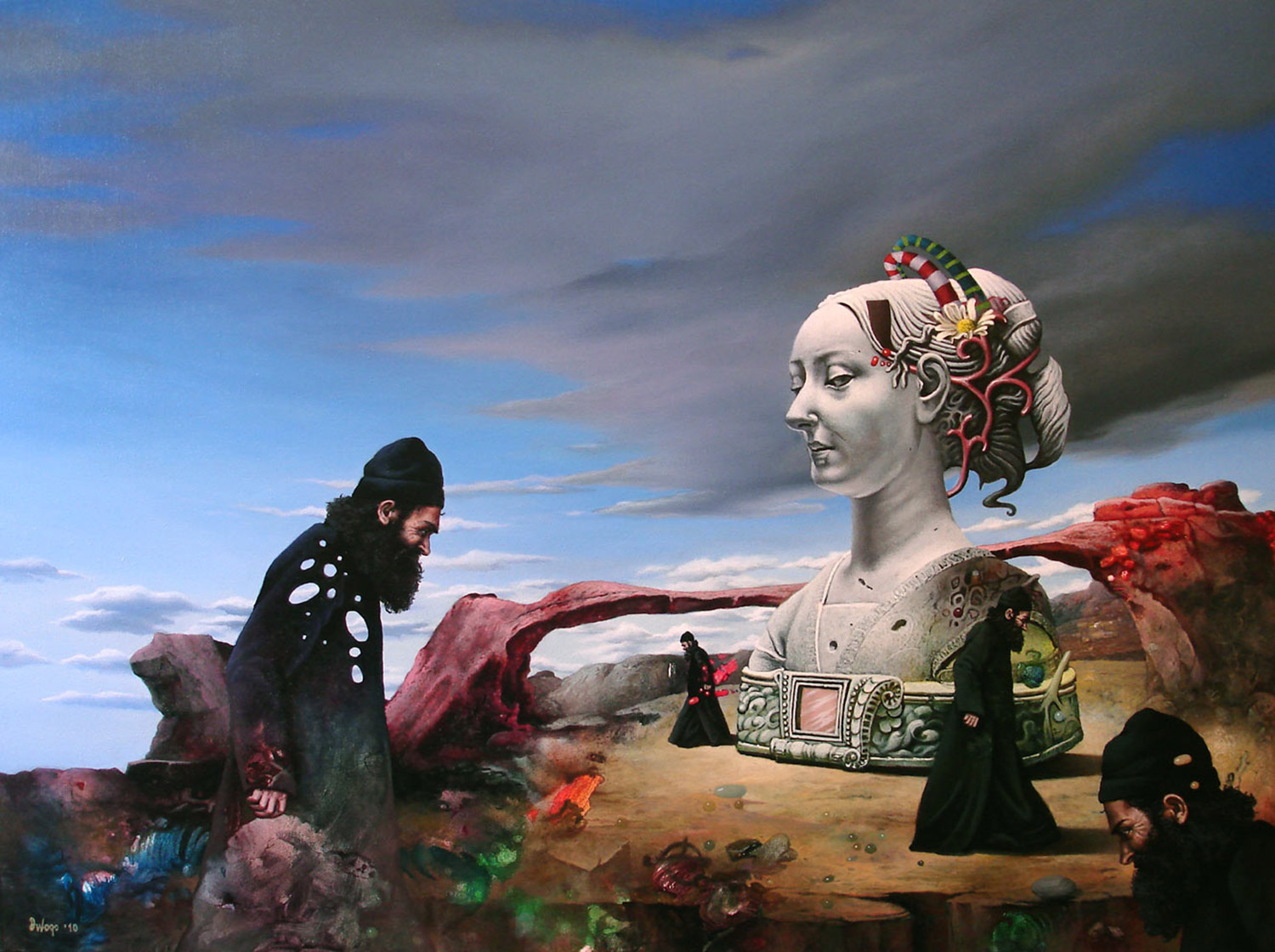 Dragan Ilic Di Vogo, painting - Being Human
