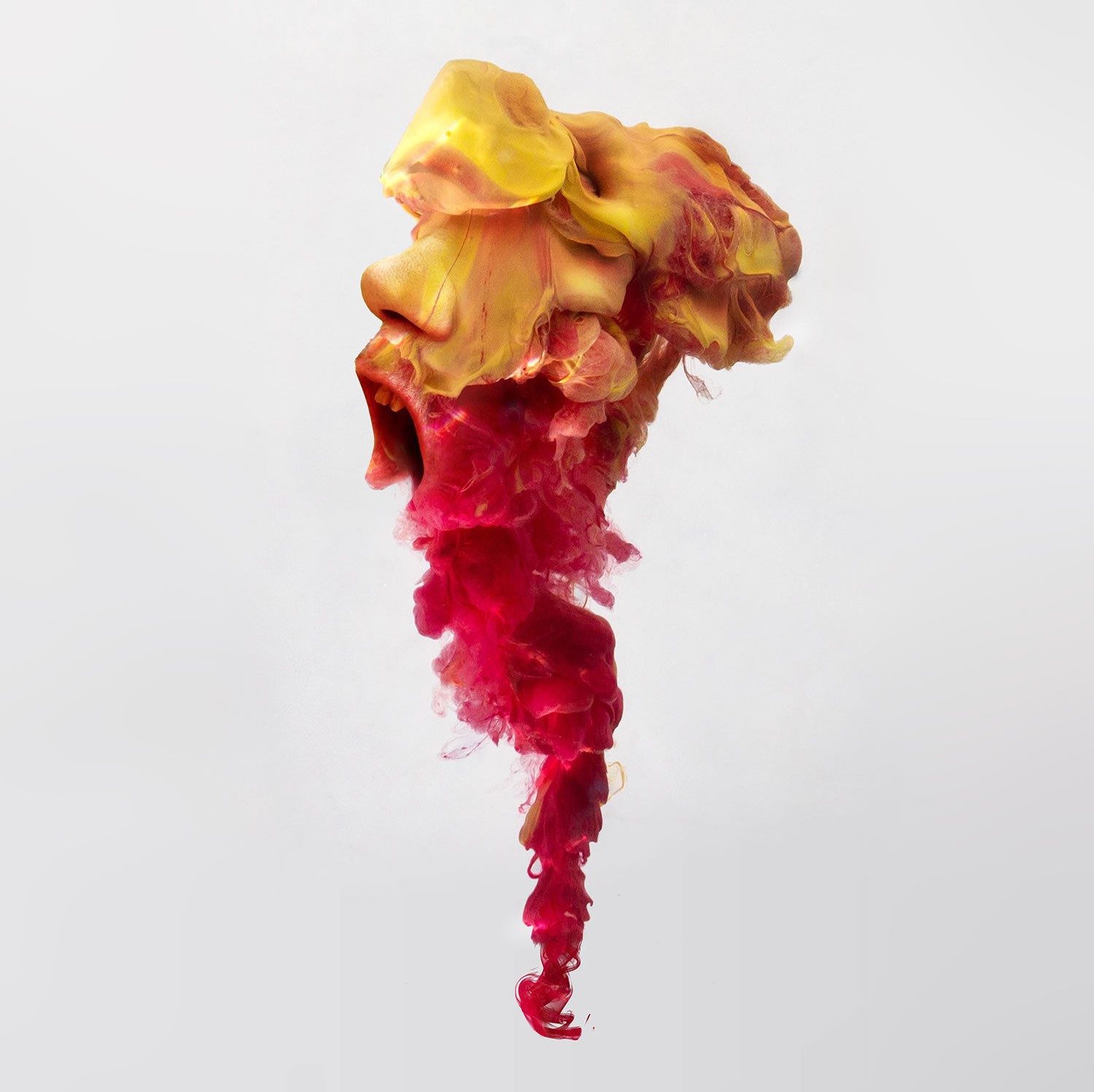 choke, yellow and red paint