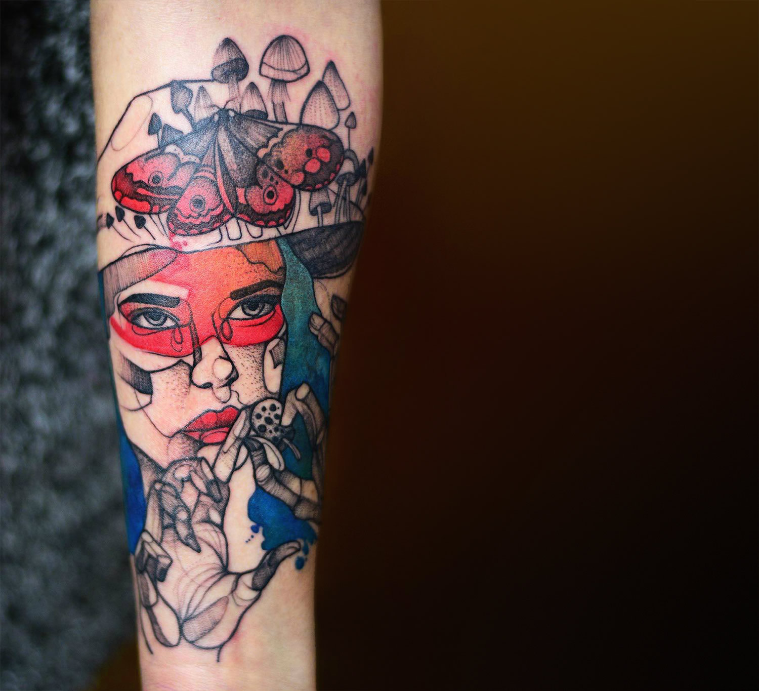 Joanna Swirska dzolama tattoo artist alice in wonderland