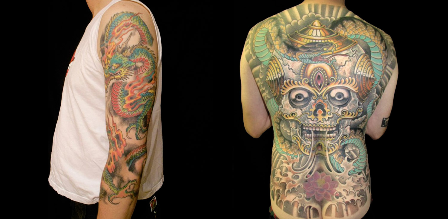 east asian tattoos by Mike Davis