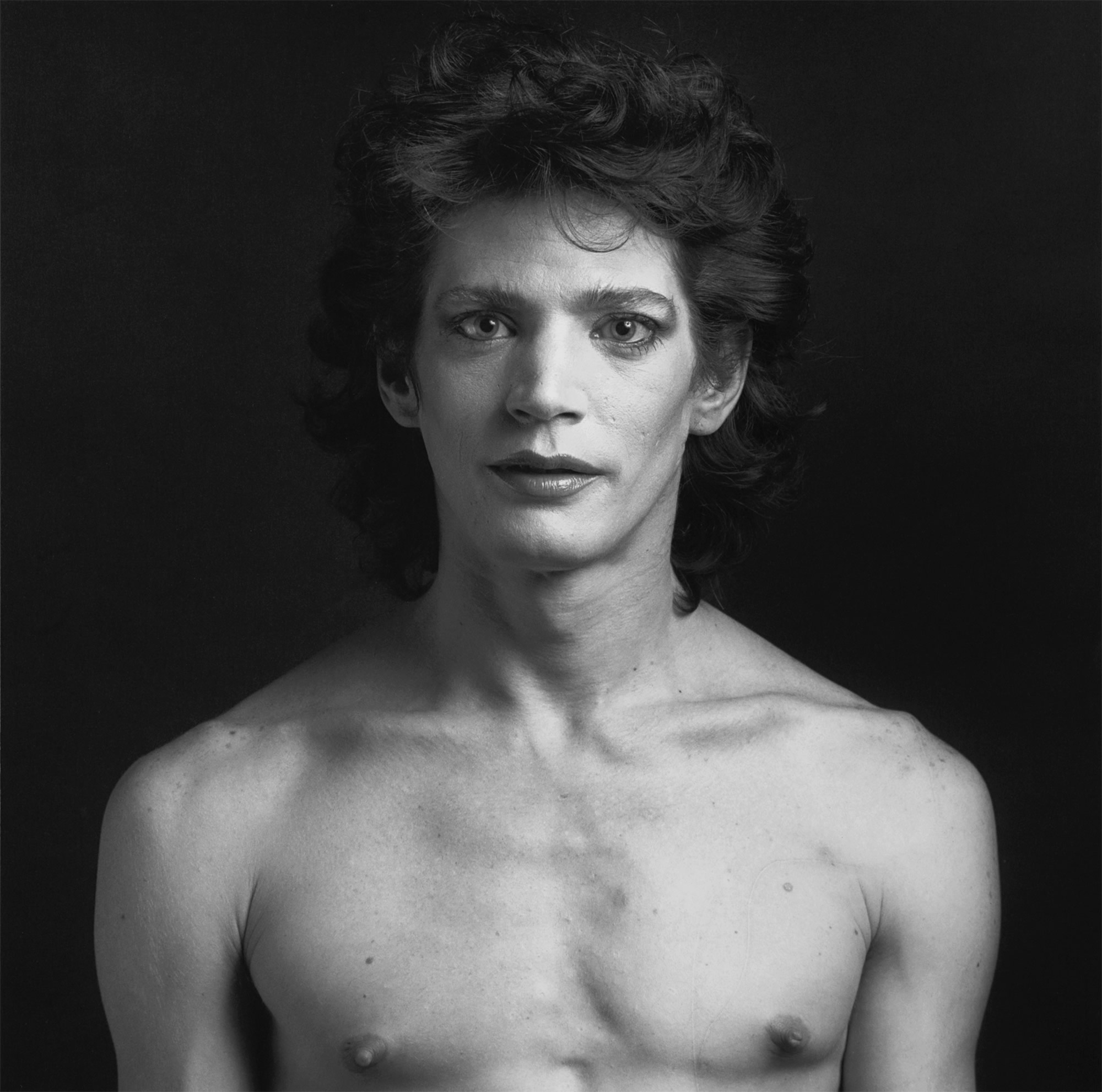 self-portrait, makeup, © The Robert Mapplethorpe Foundation, Inc.