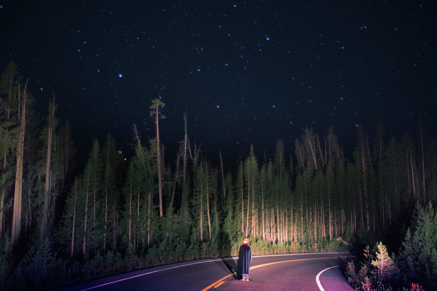 Lunakhods - fIgure standing on nighttime highway