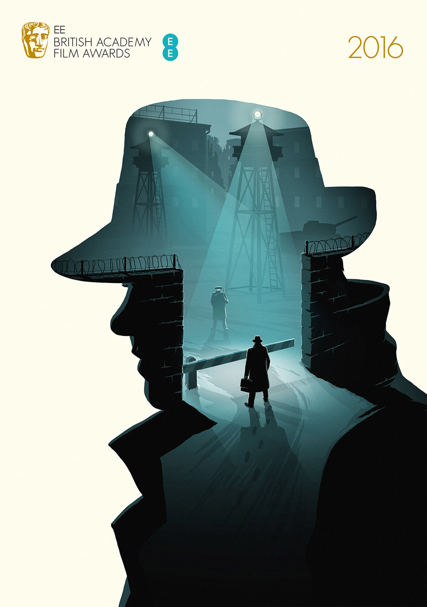 jb donovan in "bridges of spies" - double exposure illustration- bafta