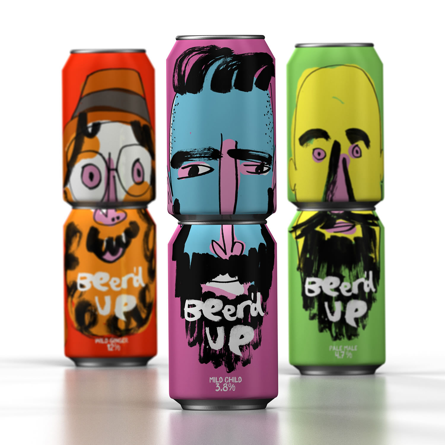 Beer'd Up Beer packaging by Springetts Brand Design Consultants