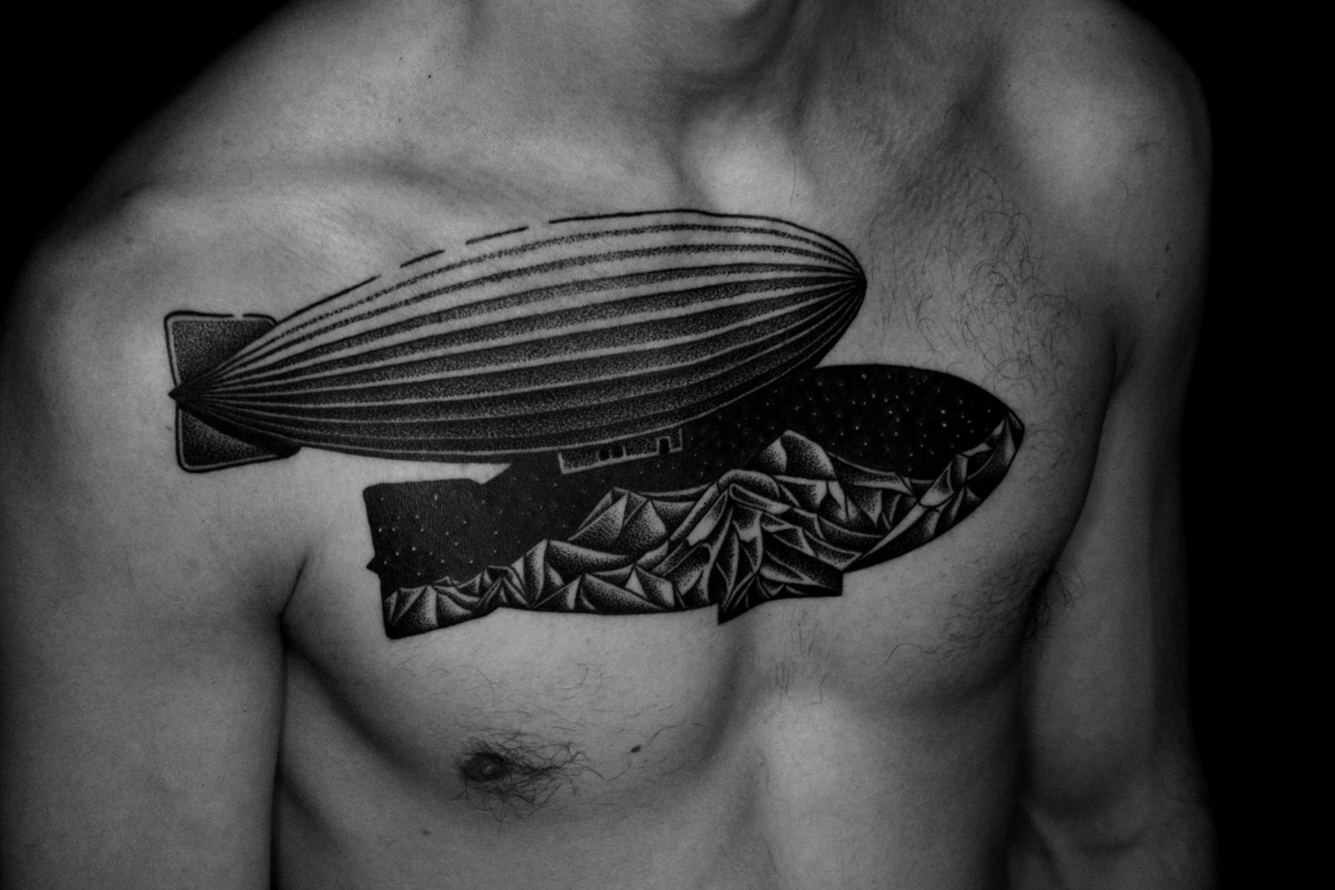 double blimp on chest by ilya brezinski