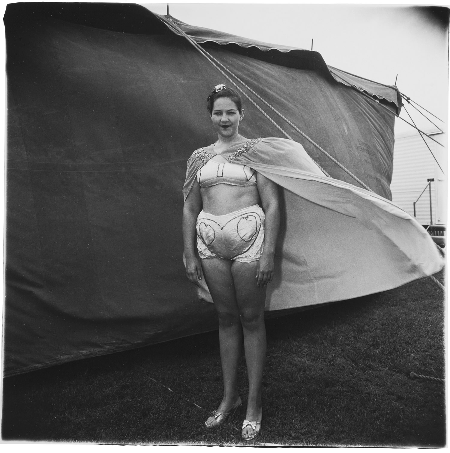 Girl in her Circus Costume, Maryland, 1970